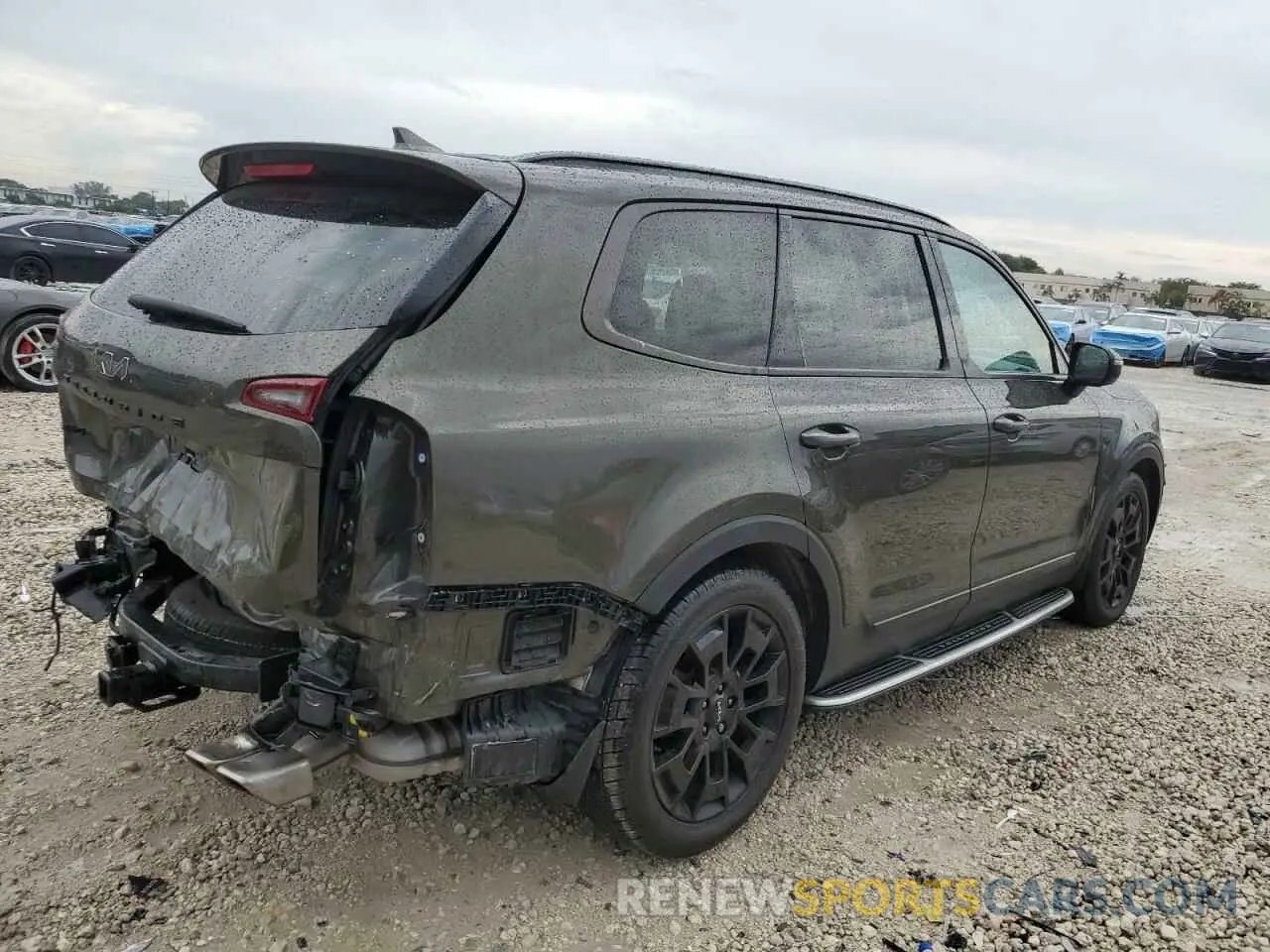 3 Photograph of a damaged car 5XYP3DHC6NG265213 KIA TELLURIDE 2022