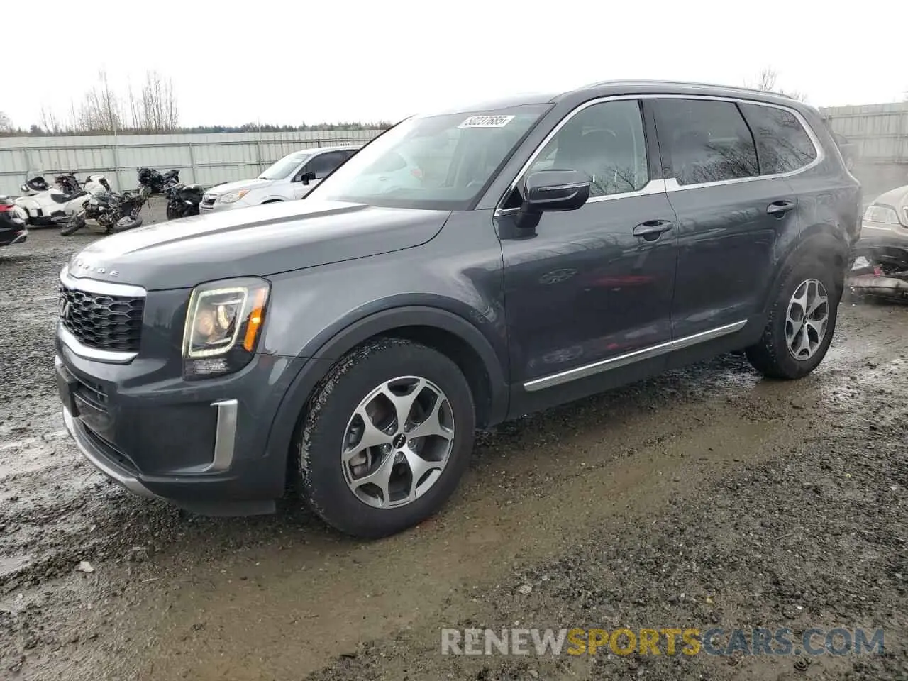 1 Photograph of a damaged car 5XYP3DHC8NG229605 KIA TELLURIDE 2022