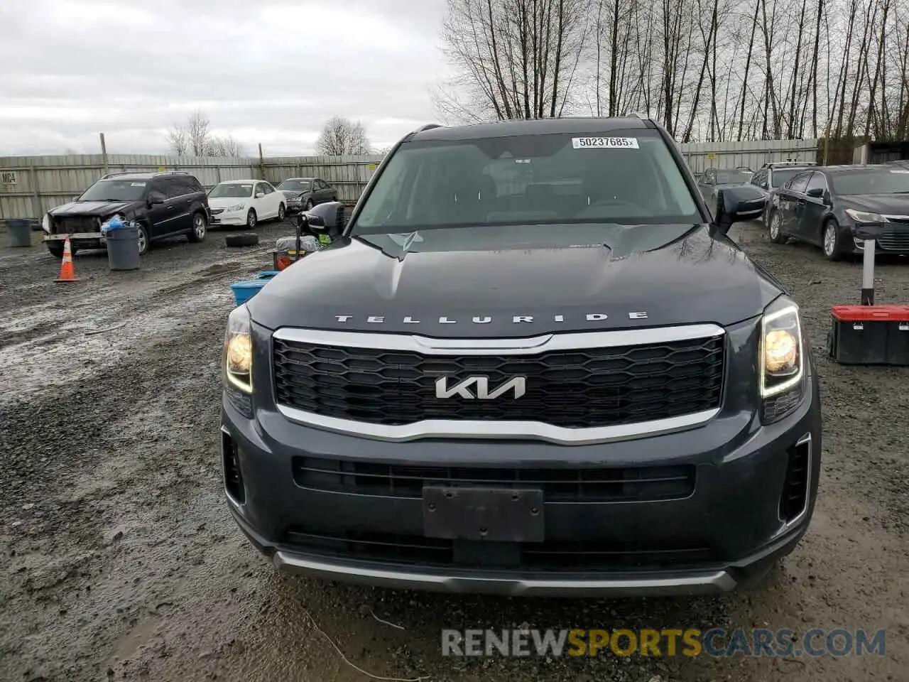 5 Photograph of a damaged car 5XYP3DHC8NG229605 KIA TELLURIDE 2022