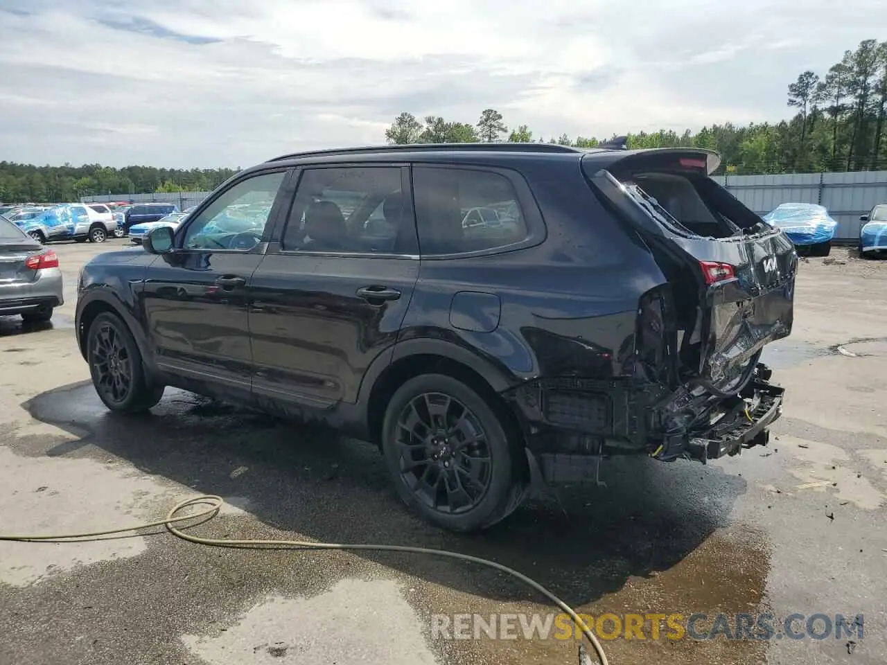 2 Фотография поврежденного автомобиля 5XYP3DHC8NG235016 KIA TELLURIDE 2022