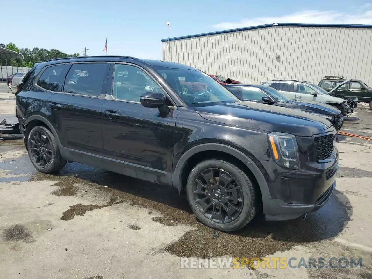 4 Фотография поврежденного автомобиля 5XYP3DHC8NG235016 KIA TELLURIDE 2022