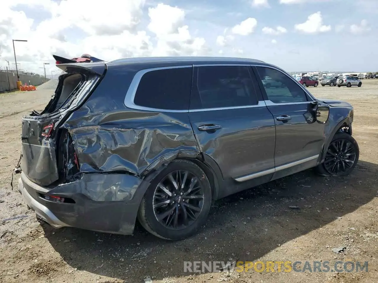 3 Photograph of a damaged car 5XYP54HC3NG266314 KIA TELLURIDE 2022