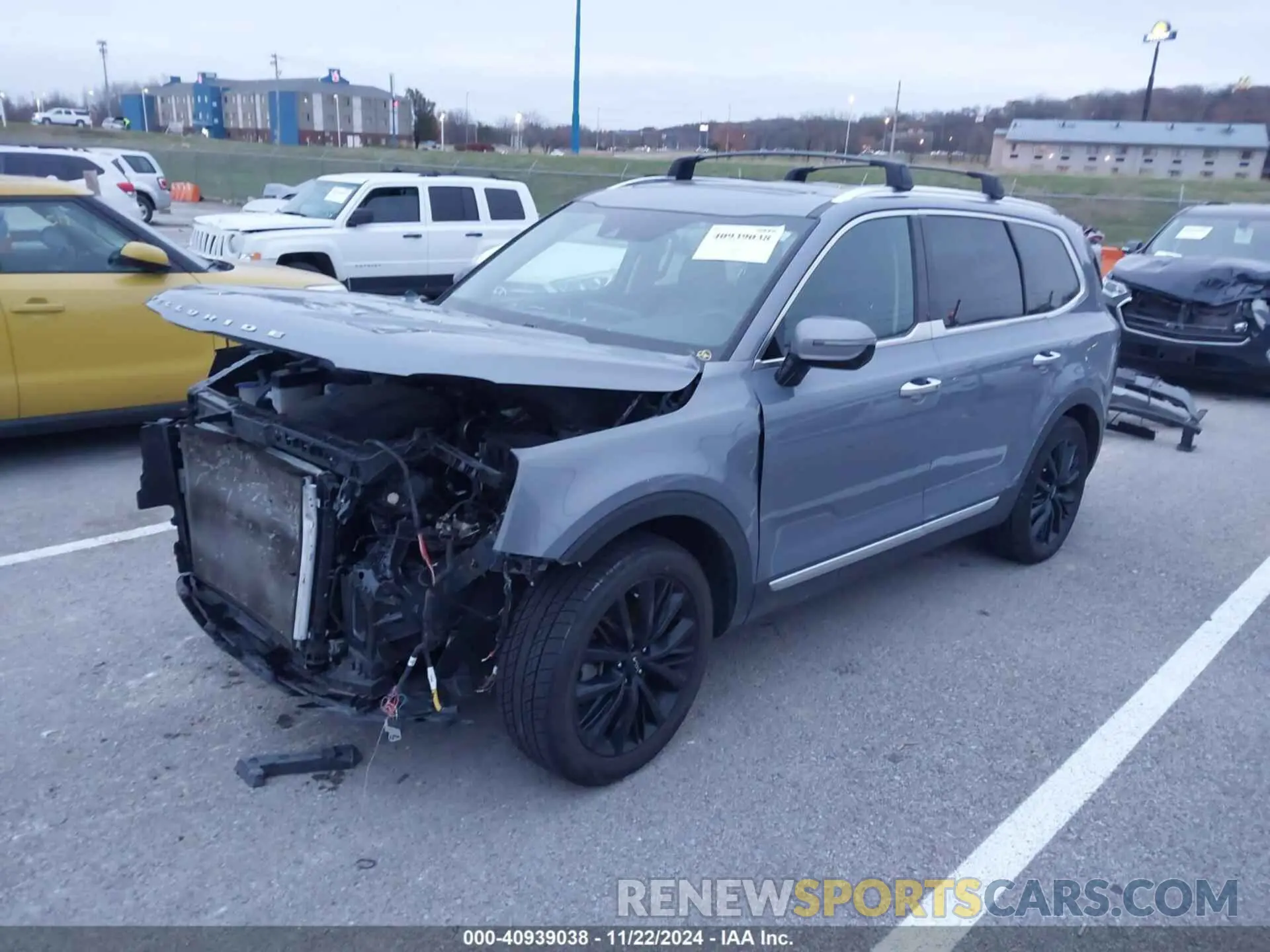 2 Фотография поврежденного автомобиля 5XYP54HC8NG243157 KIA TELLURIDE 2022