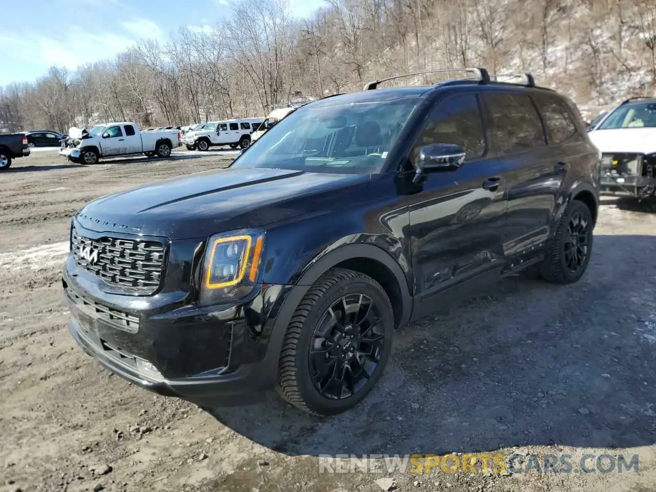 1 Photograph of a damaged car 5XYP5DHC1NG323836 KIA TELLURIDE 2022