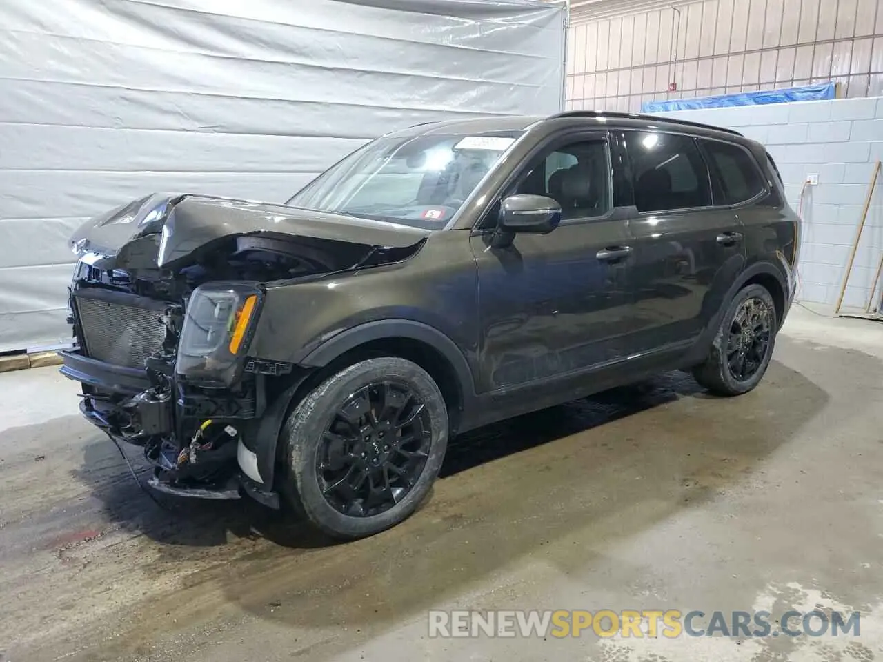 1 Photograph of a damaged car 5XYP5DHC2NG276672 KIA TELLURIDE 2022
