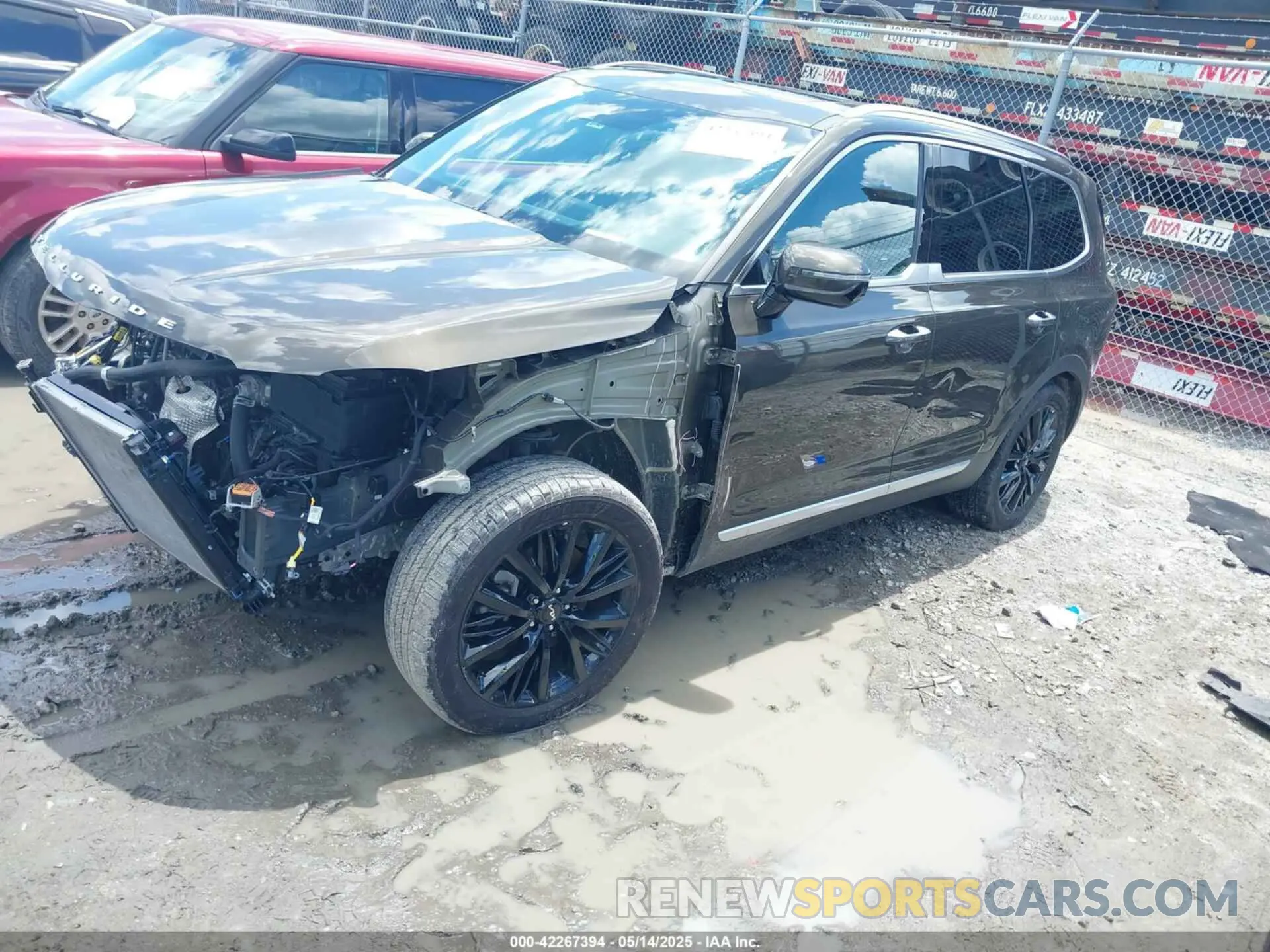 2 Photograph of a damaged car 5XYP5DHC3NG306763 KIA TELLURIDE 2022