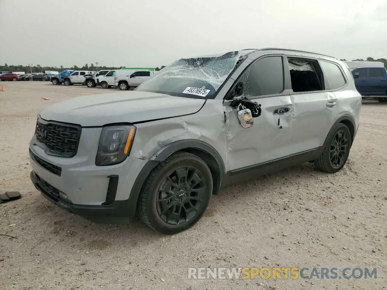 1 Photograph of a damaged car 5XYP5DHC4NG212410 KIA TELLURIDE 2022