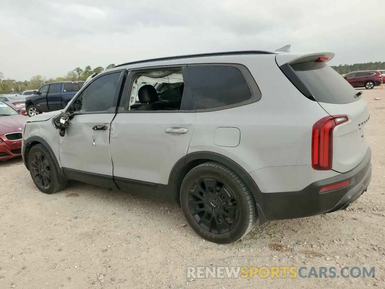 2 Photograph of a damaged car 5XYP5DHC4NG212410 KIA TELLURIDE 2022