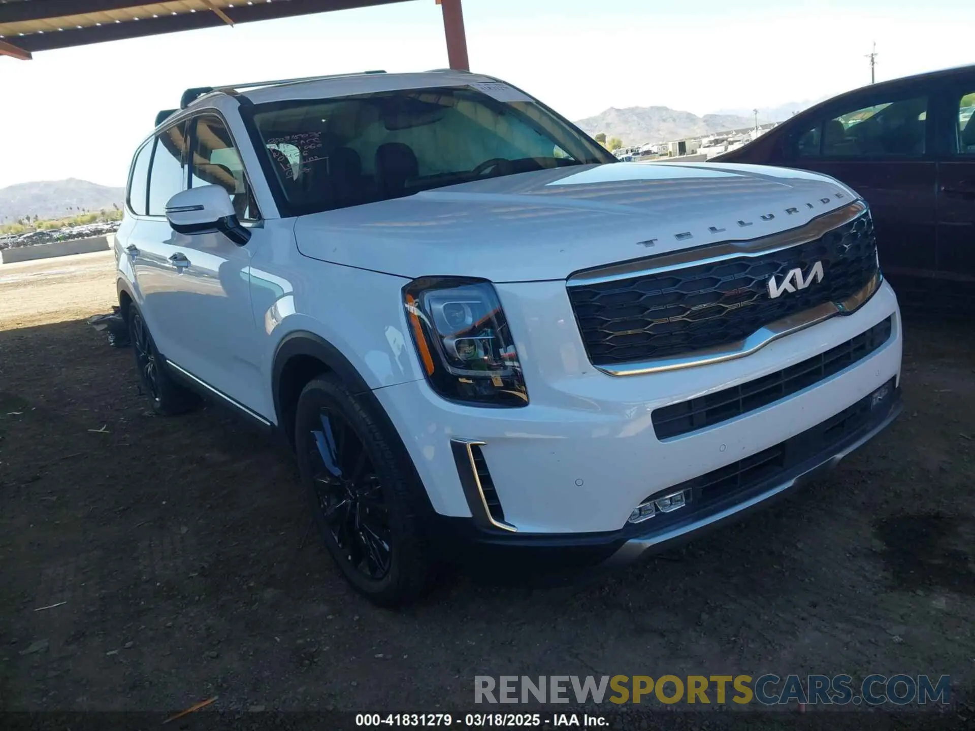 1 Photograph of a damaged car 5XYP5DHC5NG280425 KIA TELLURIDE 2022