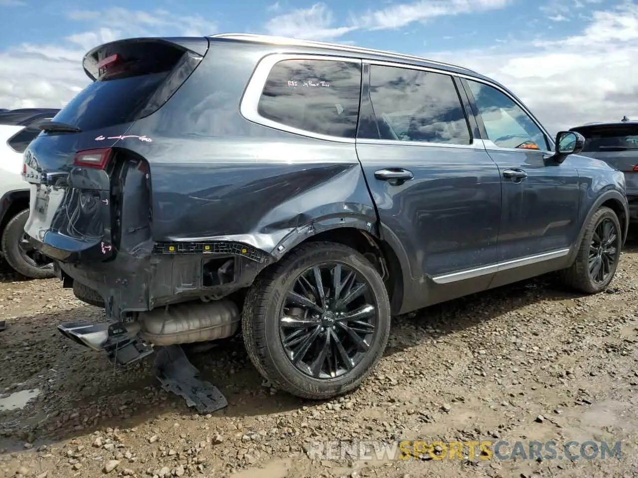 3 Фотография поврежденного автомобиля 5XYP5DHC6NG276609 KIA TELLURIDE 2022