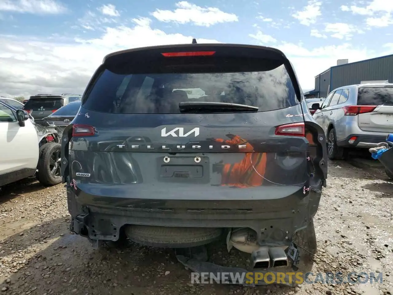 6 Фотография поврежденного автомобиля 5XYP5DHC6NG276609 KIA TELLURIDE 2022