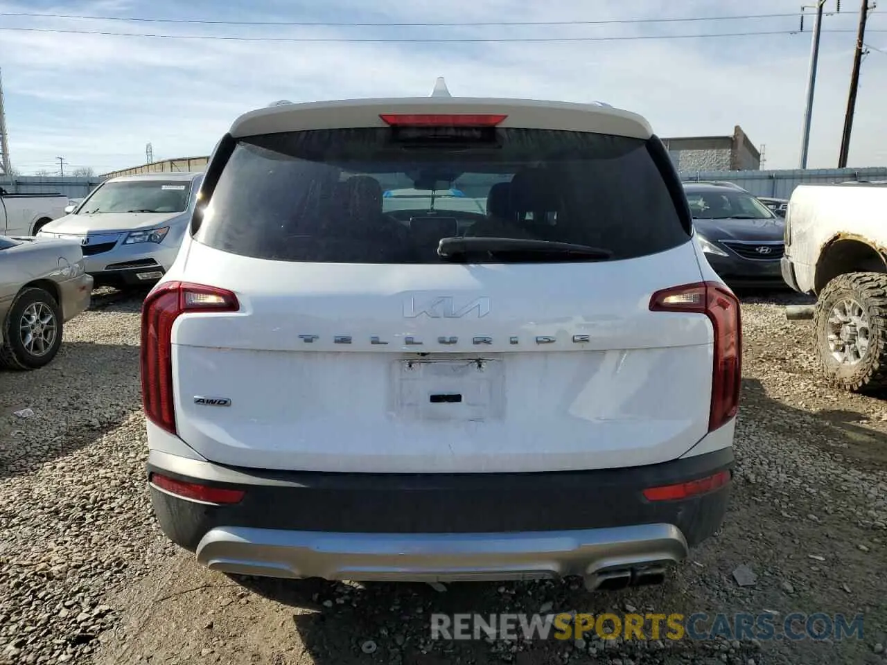 6 Фотография поврежденного автомобиля 5XYP6DHC3NG211035 KIA TELLURIDE 2022