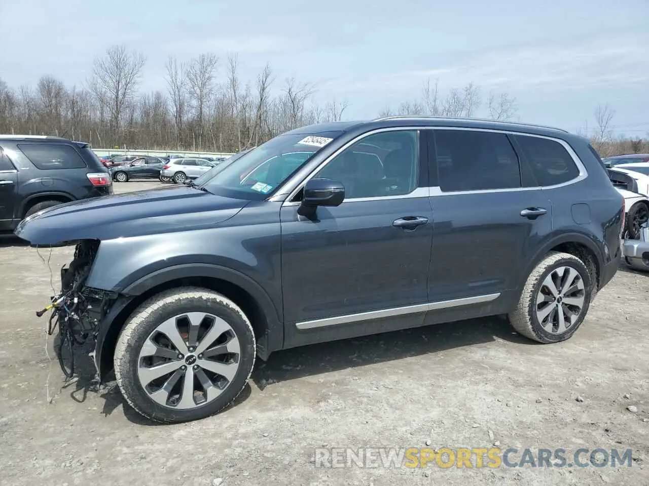 1 Photograph of a damaged car 5XYP6DHC7NG244569 KIA TELLURIDE 2022