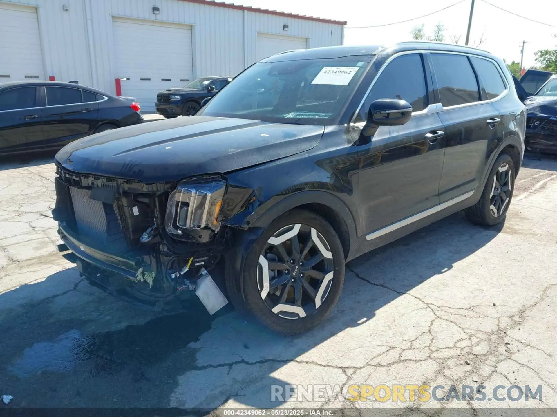 2 Photograph of a damaged car 5XYP34GC5PG364030 KIA TELLURIDE 2023