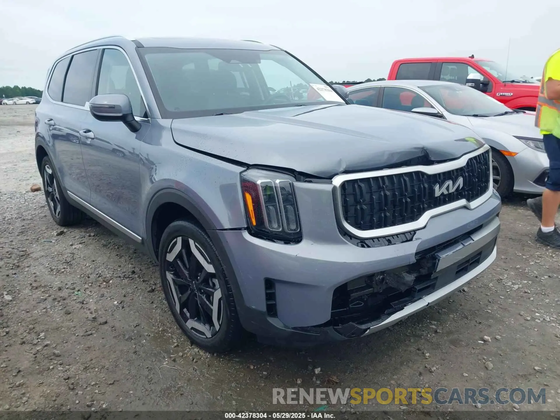 1 Photograph of a damaged car 5XYP34GC5PG408253 KIA TELLURIDE 2023