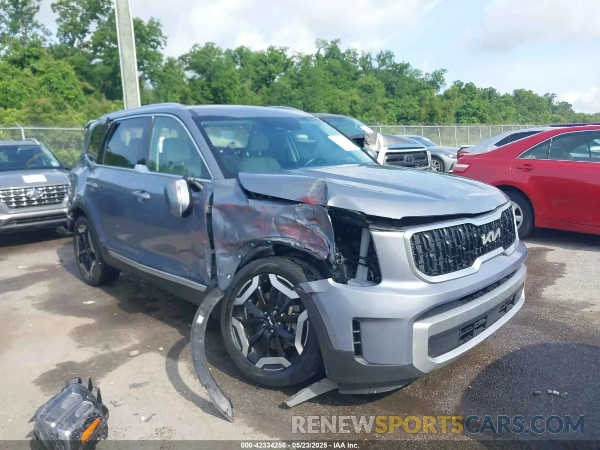 1 Фотография поврежденного автомобиля 5XYP34GC6PG382858 KIA TELLURIDE 2023