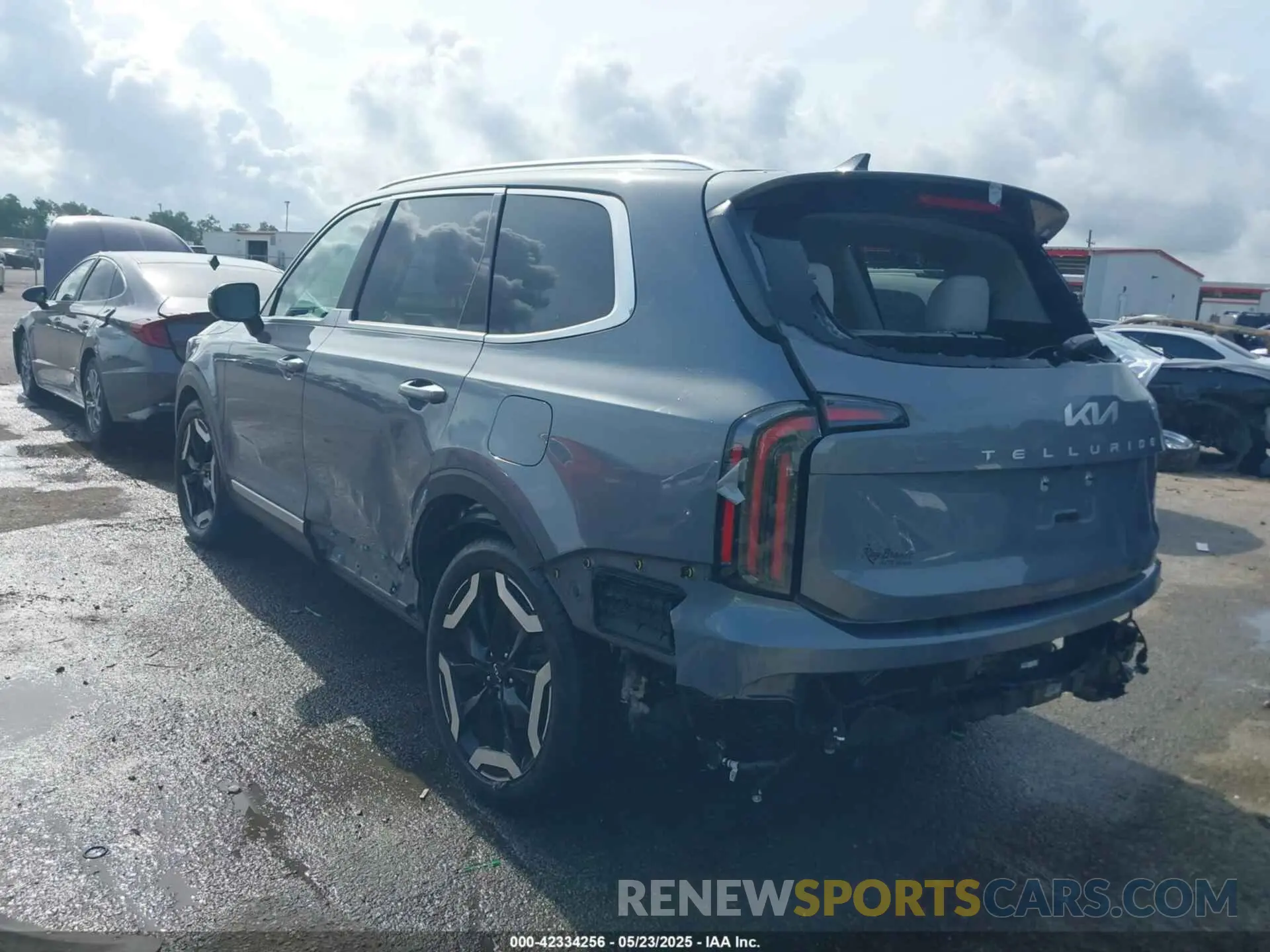 3 Фотография поврежденного автомобиля 5XYP34GC6PG382858 KIA TELLURIDE 2023