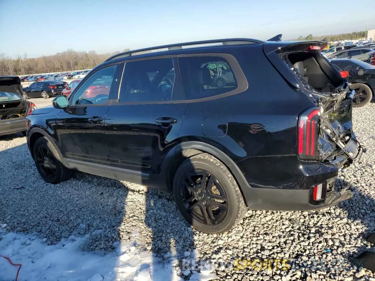 2 Photograph of a damaged car 5XYP3DGC8PG352647 KIA TELLURIDE 2023