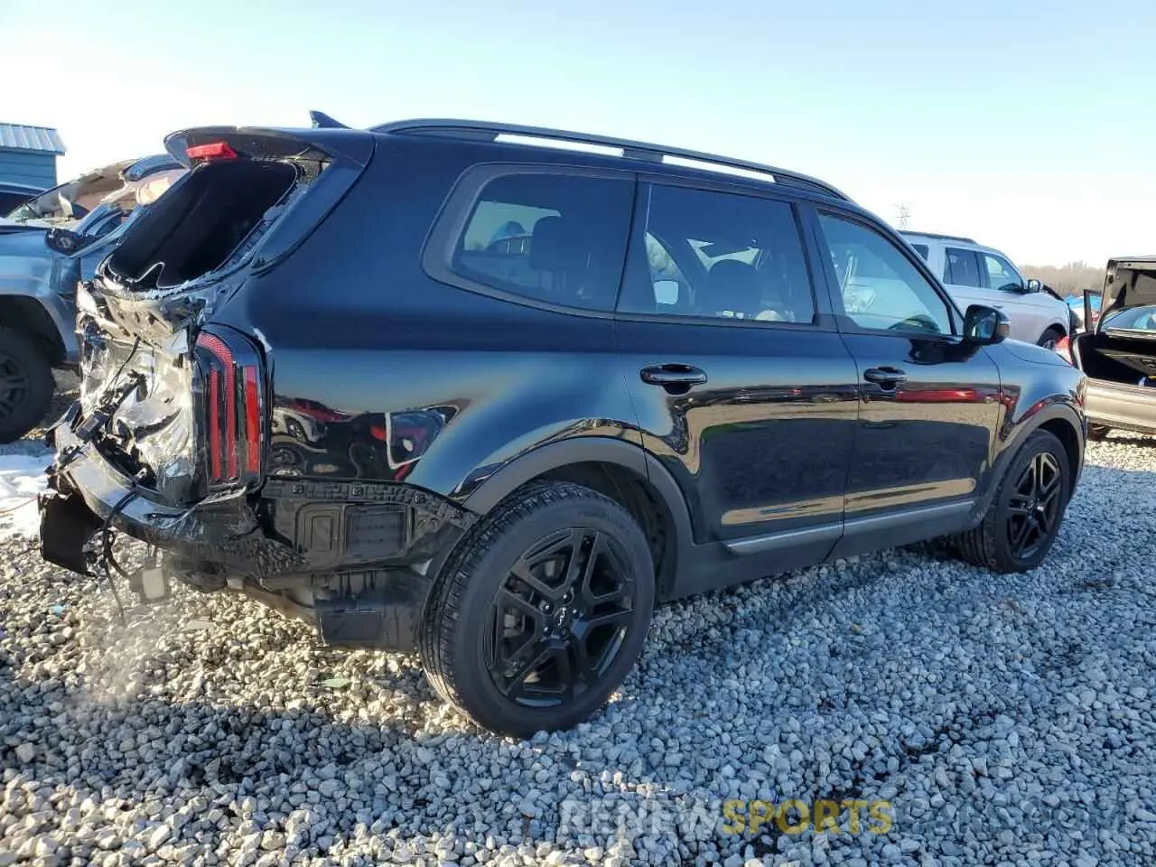 3 Photograph of a damaged car 5XYP3DGC8PG352647 KIA TELLURIDE 2023
