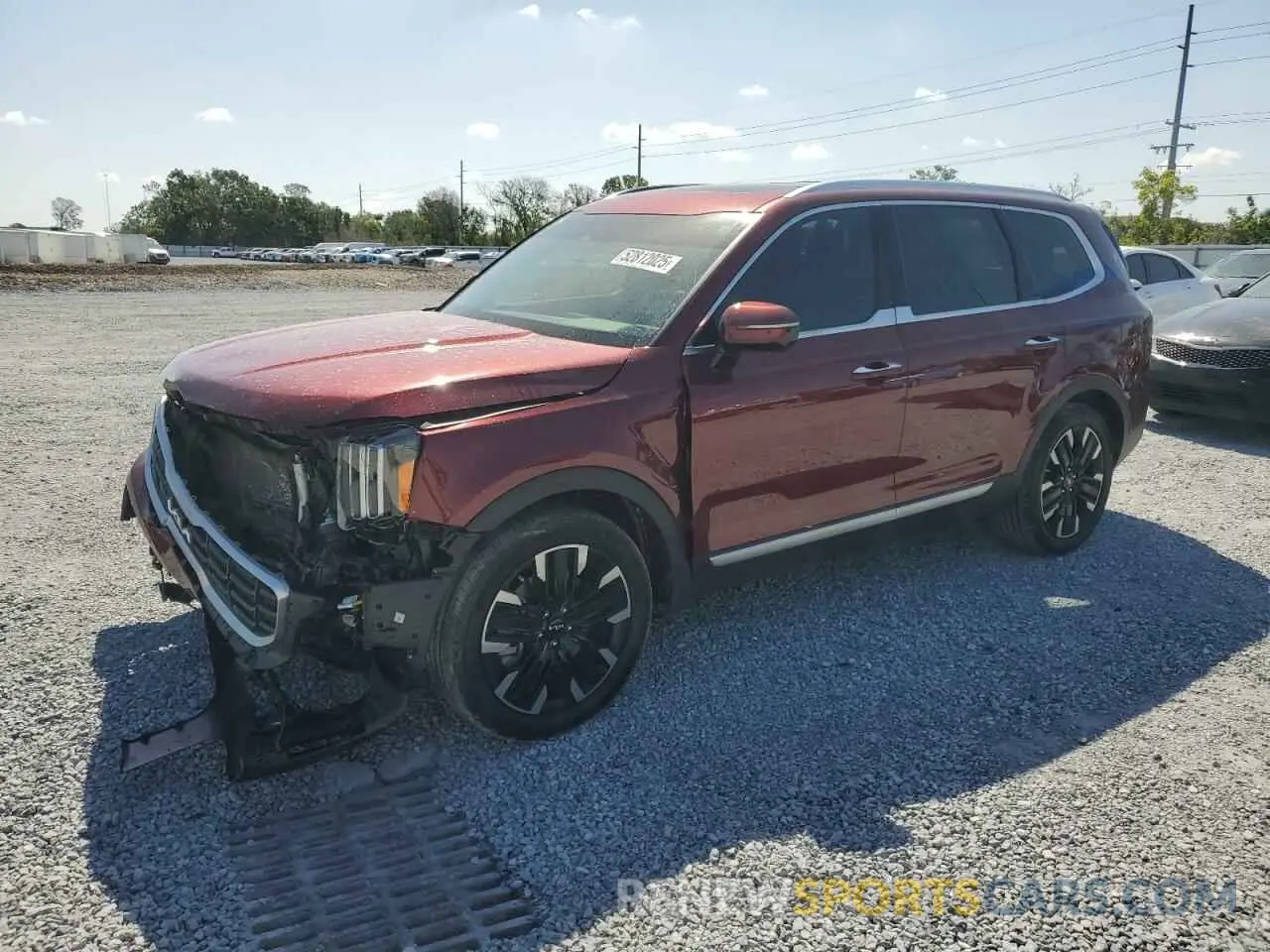 1 Photograph of a damaged car 5XYP5DGC0PG389623 KIA TELLURIDE 2023