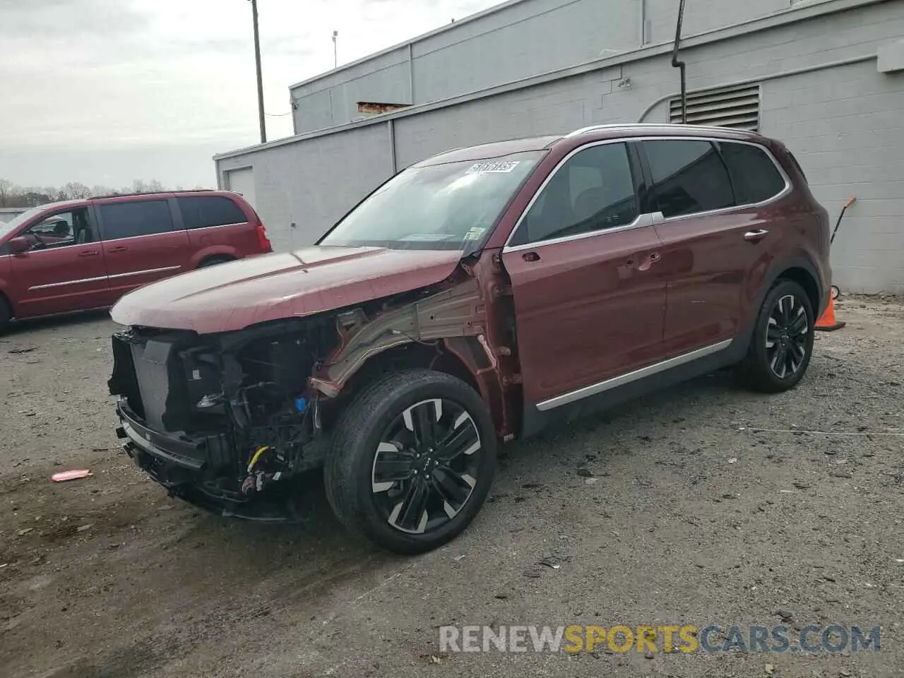 1 Фотография поврежденного автомобиля 5XYP5DGCXPG388639 KIA TELLURIDE 2023