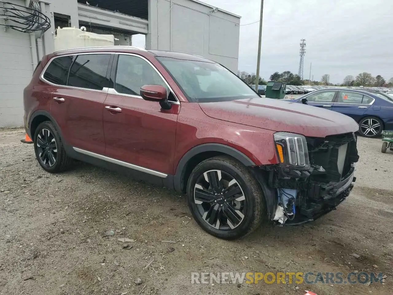 4 Фотография поврежденного автомобиля 5XYP5DGCXPG388639 KIA TELLURIDE 2023