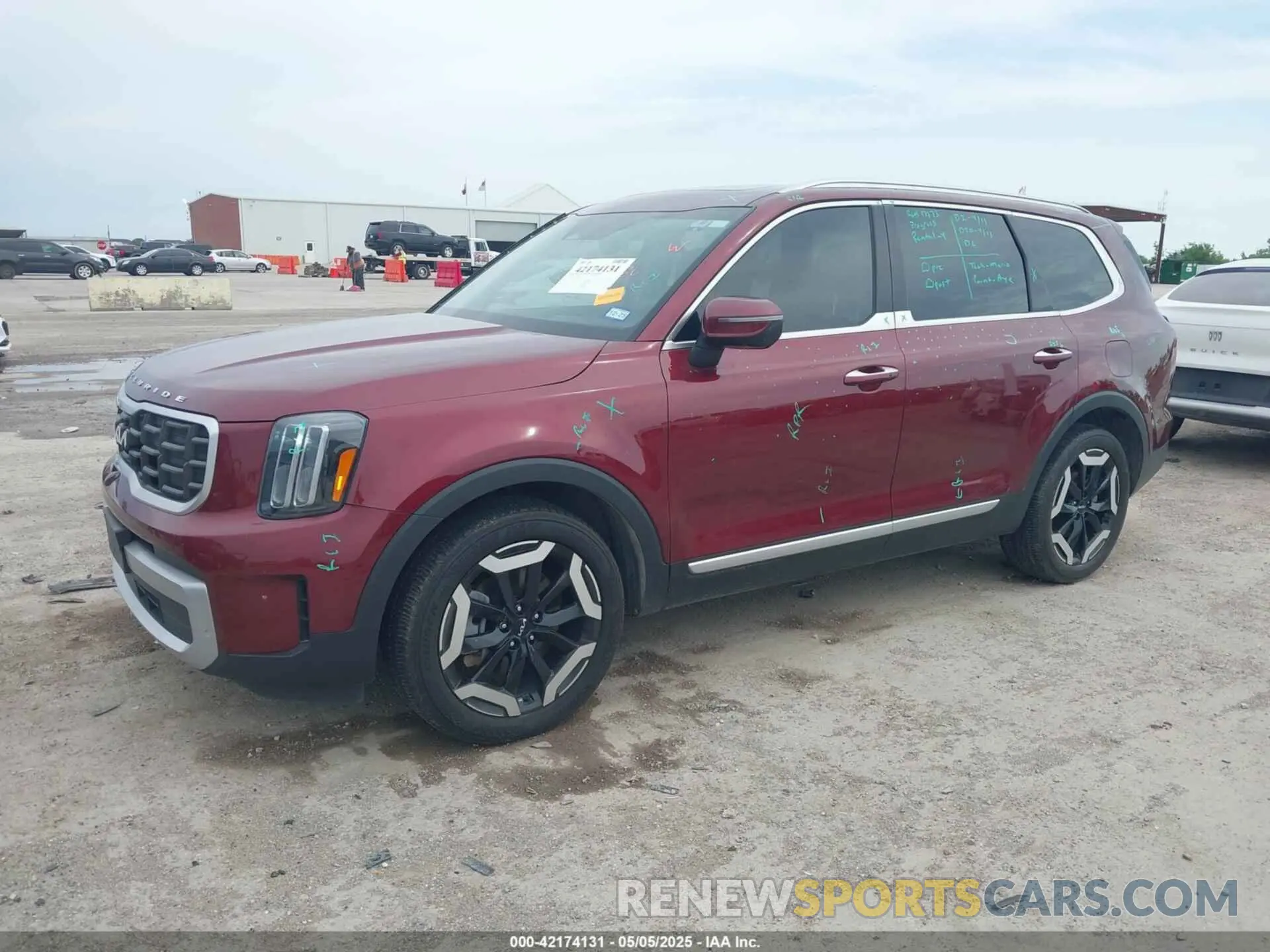 2 Фотография поврежденного автомобиля 5XYP64GC1PG352240 KIA TELLURIDE 2023