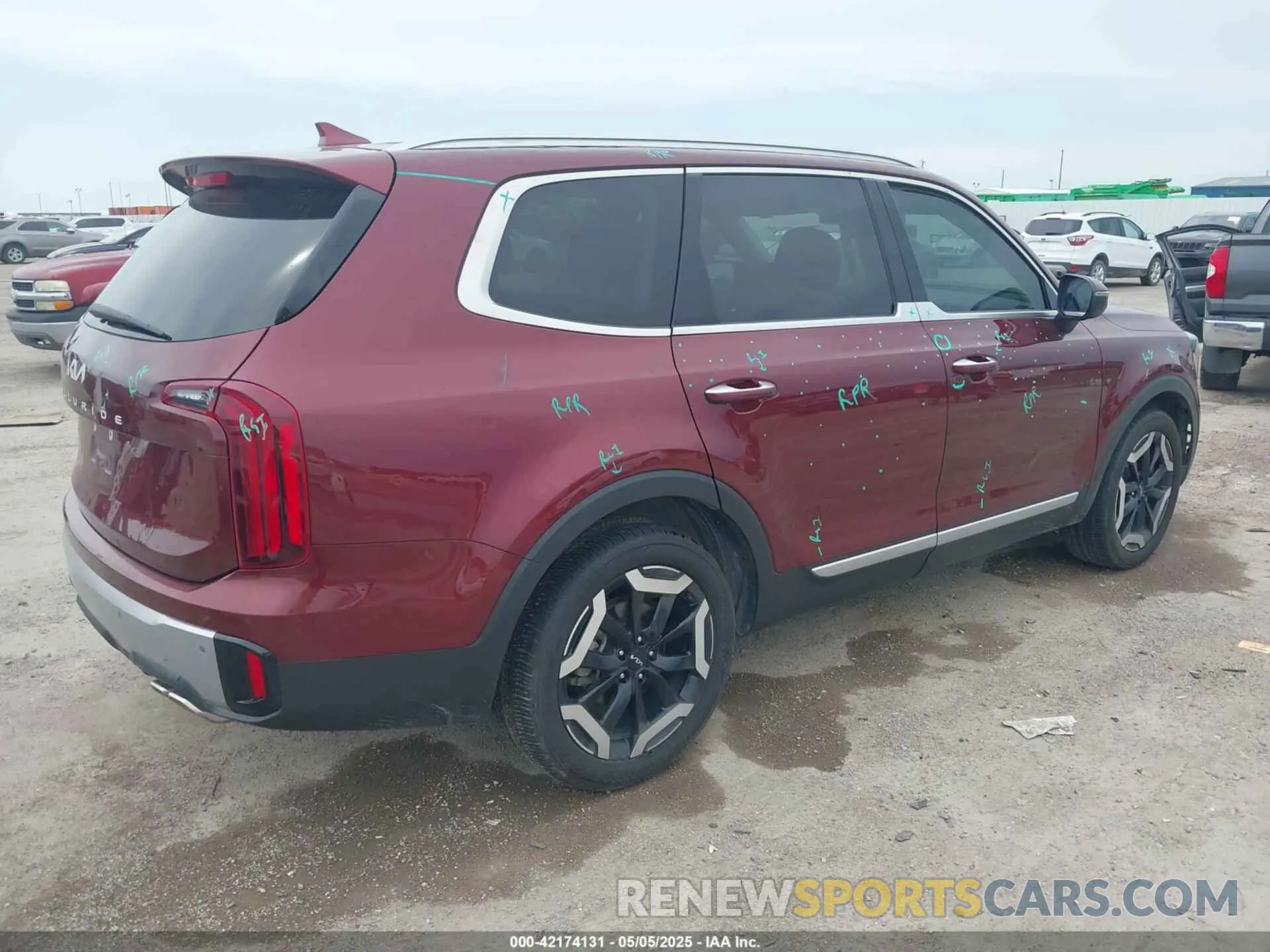 4 Фотография поврежденного автомобиля 5XYP64GC1PG352240 KIA TELLURIDE 2023