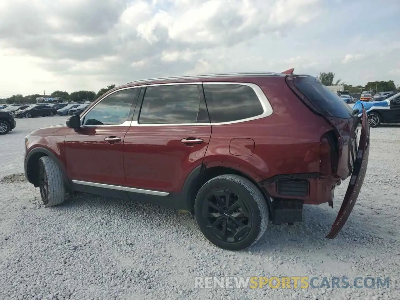 2 Photograph of a damaged car 5XYP64GC5PG357330 KIA TELLURIDE 2023