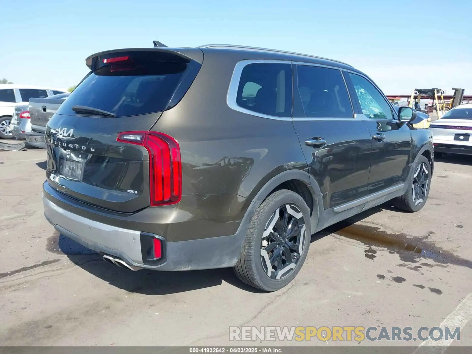 4 Фотография поврежденного автомобиля 5XYP6DGC3PG359562 KIA TELLURIDE 2023