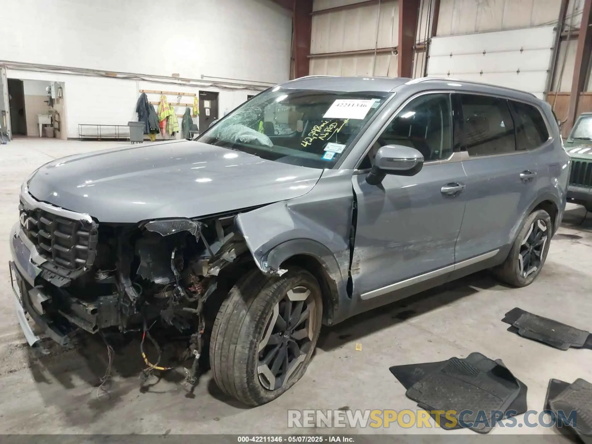 6 Photograph of a damaged car 5XYP6DGC3PG407285 KIA TELLURIDE 2023
