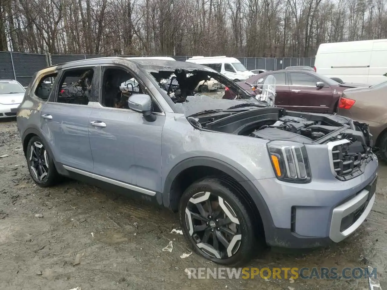 4 Фотография поврежденного автомобиля 5XYP6DGC4PG343032 KIA TELLURIDE 2023