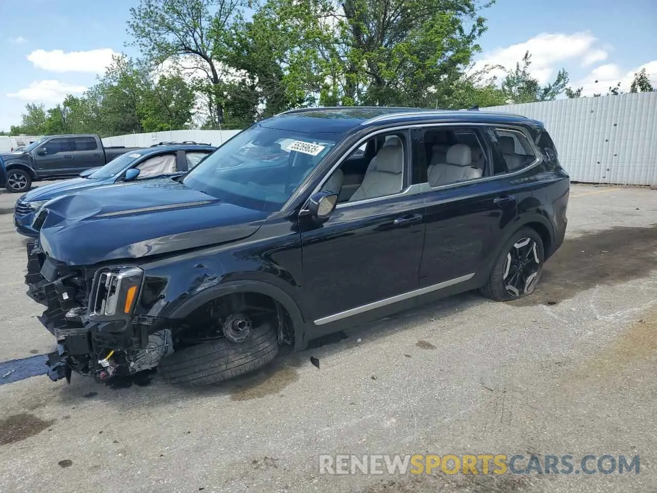 1 Photograph of a damaged car 5XYP34GC6RG443368 KIA TELLURIDE 2024