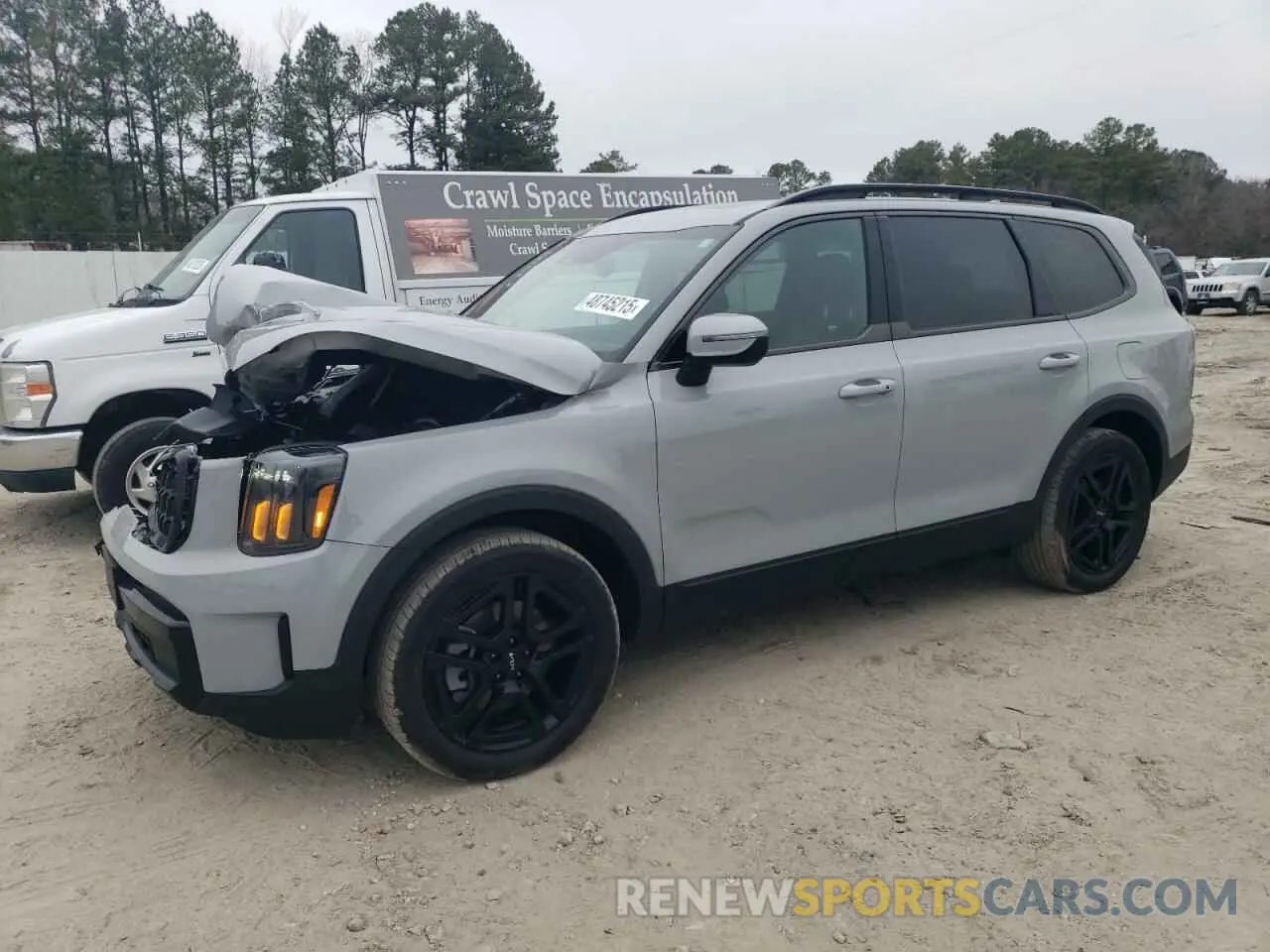 1 Photograph of a damaged car 5XYP3DGC0RG557043 KIA TELLURIDE 2024