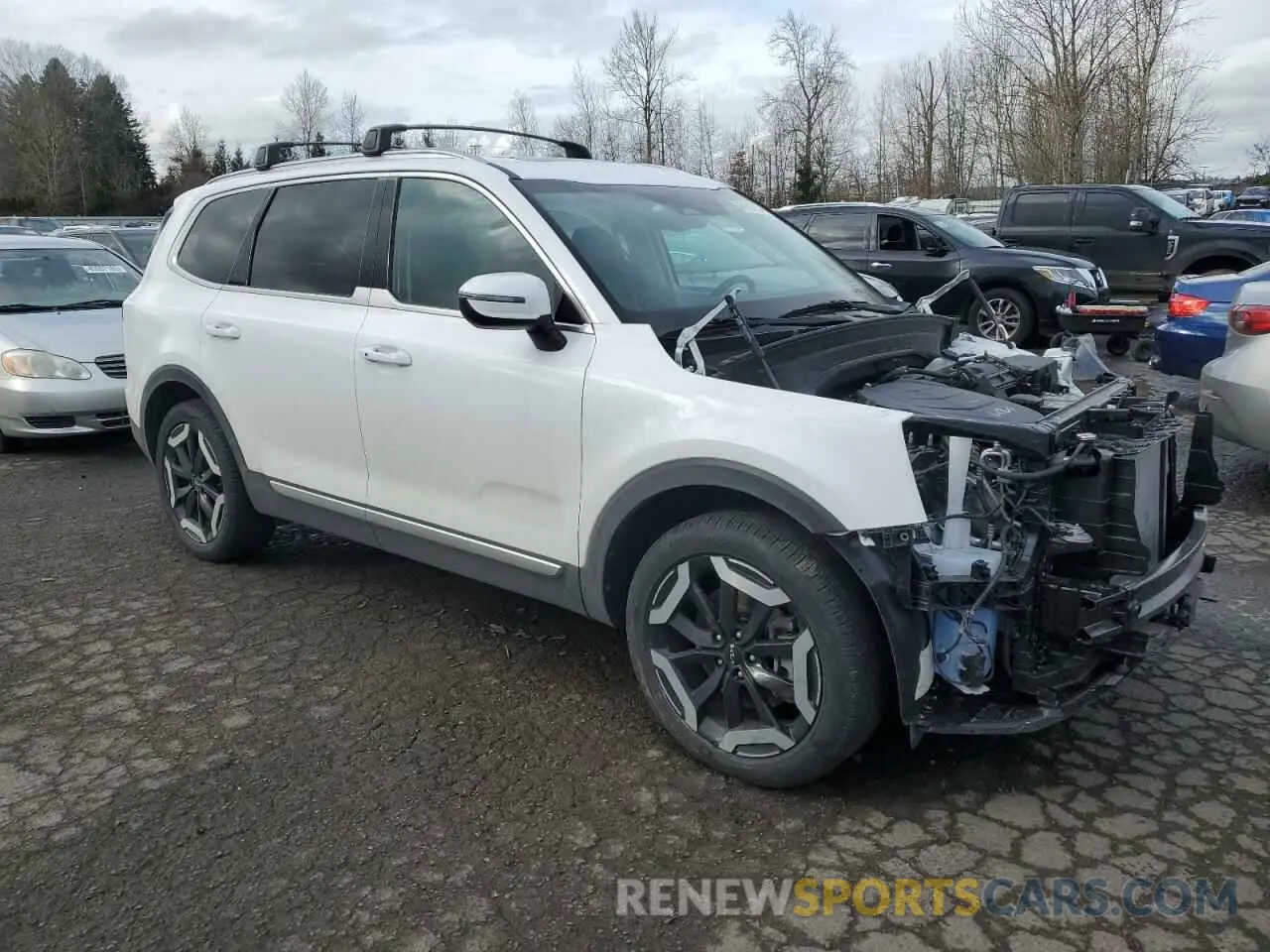 4 Photograph of a damaged car 5XYP3DGC2RG451676 KIA TELLURIDE 2024