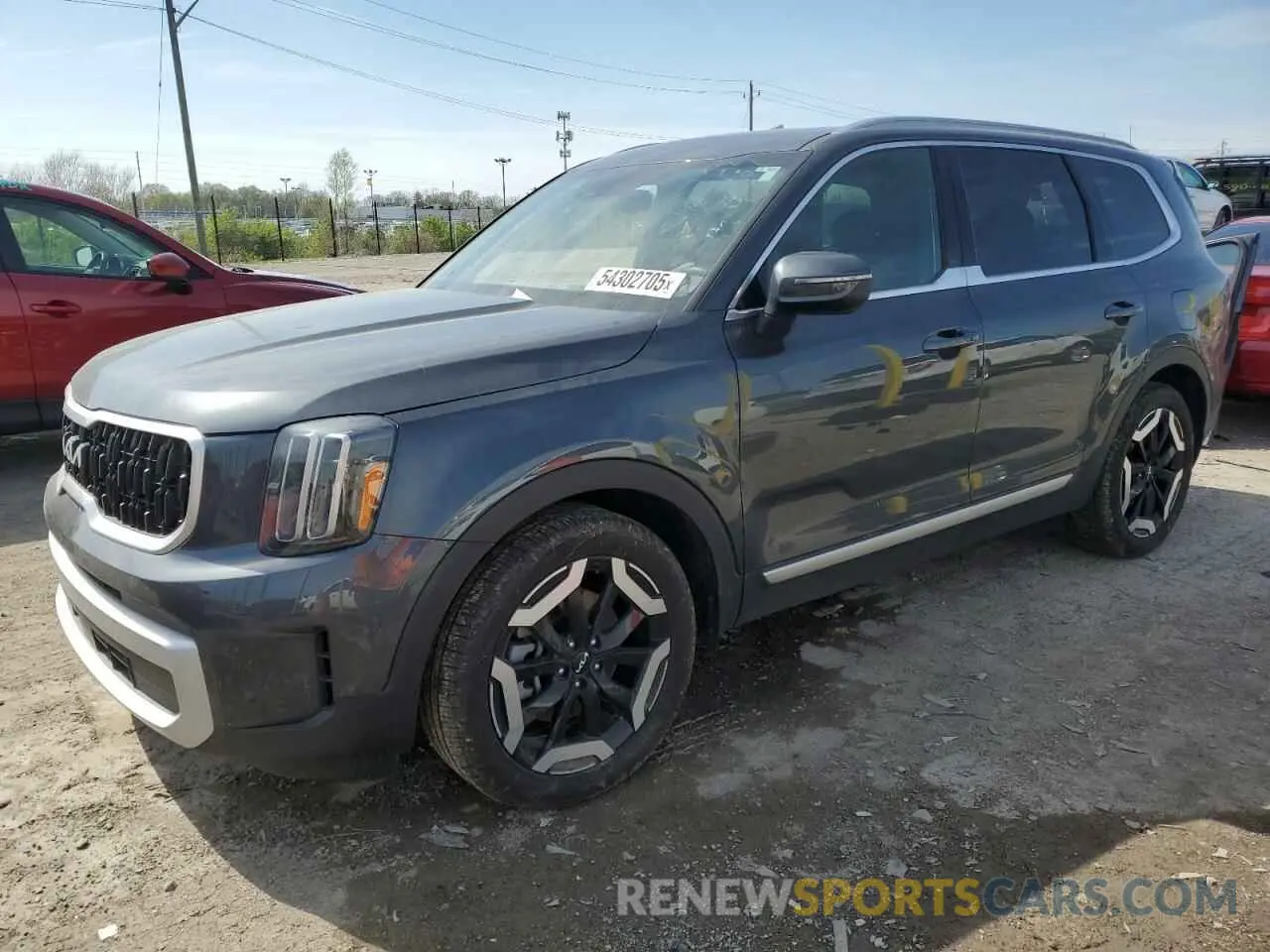 1 Photograph of a damaged car 5XYP3DGC5RG462803 KIA TELLURIDE 2024
