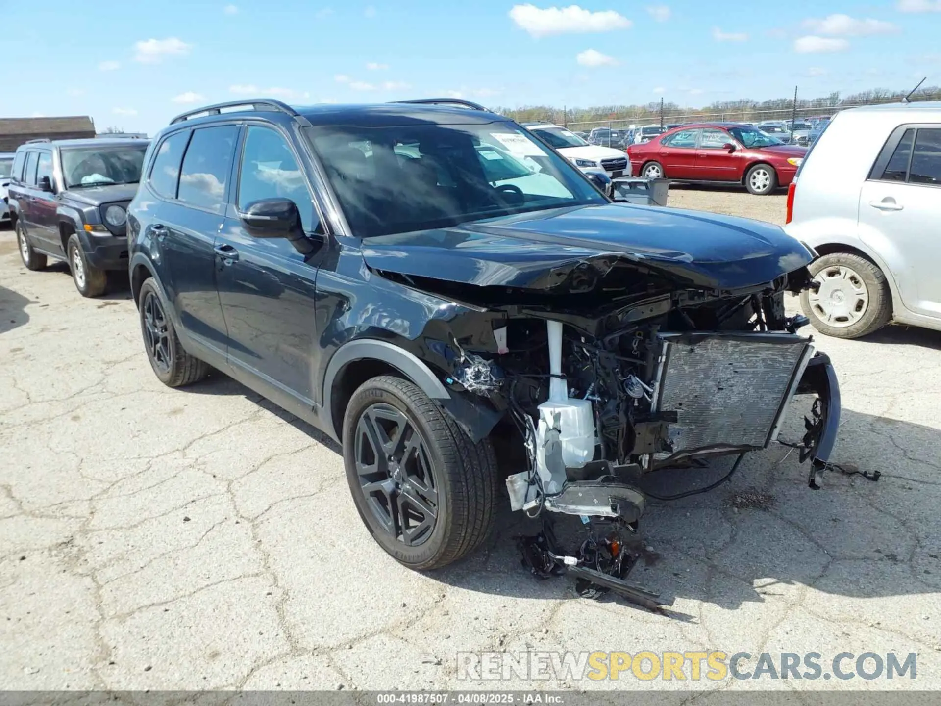 1 Photograph of a damaged car 5XYP3DGC7RG413778 KIA TELLURIDE 2024