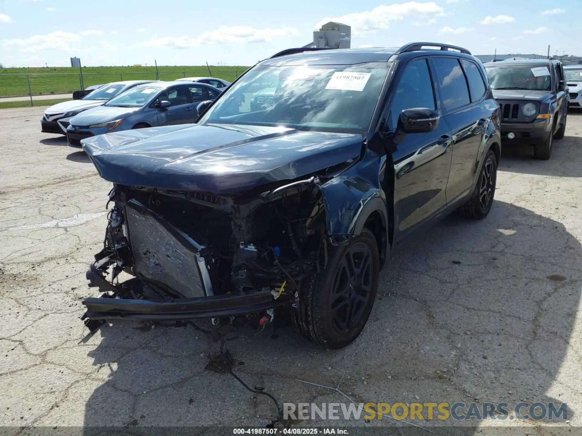 2 Photograph of a damaged car 5XYP3DGC7RG413778 KIA TELLURIDE 2024