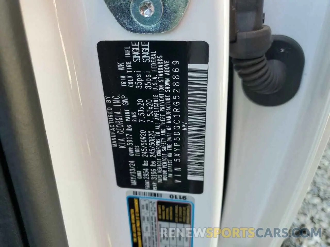 12 Photograph of a damaged car 5XYP5DGC1RG528869 KIA TELLURIDE 2024