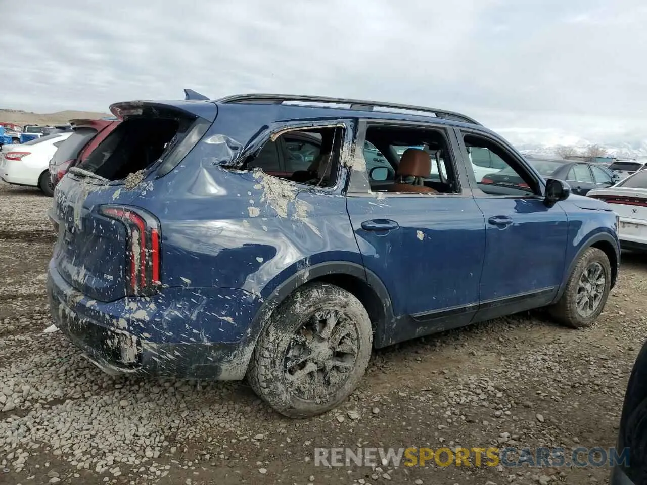 3 Photograph of a damaged car 5XYP5DGC5RG413336 KIA TELLURIDE 2024