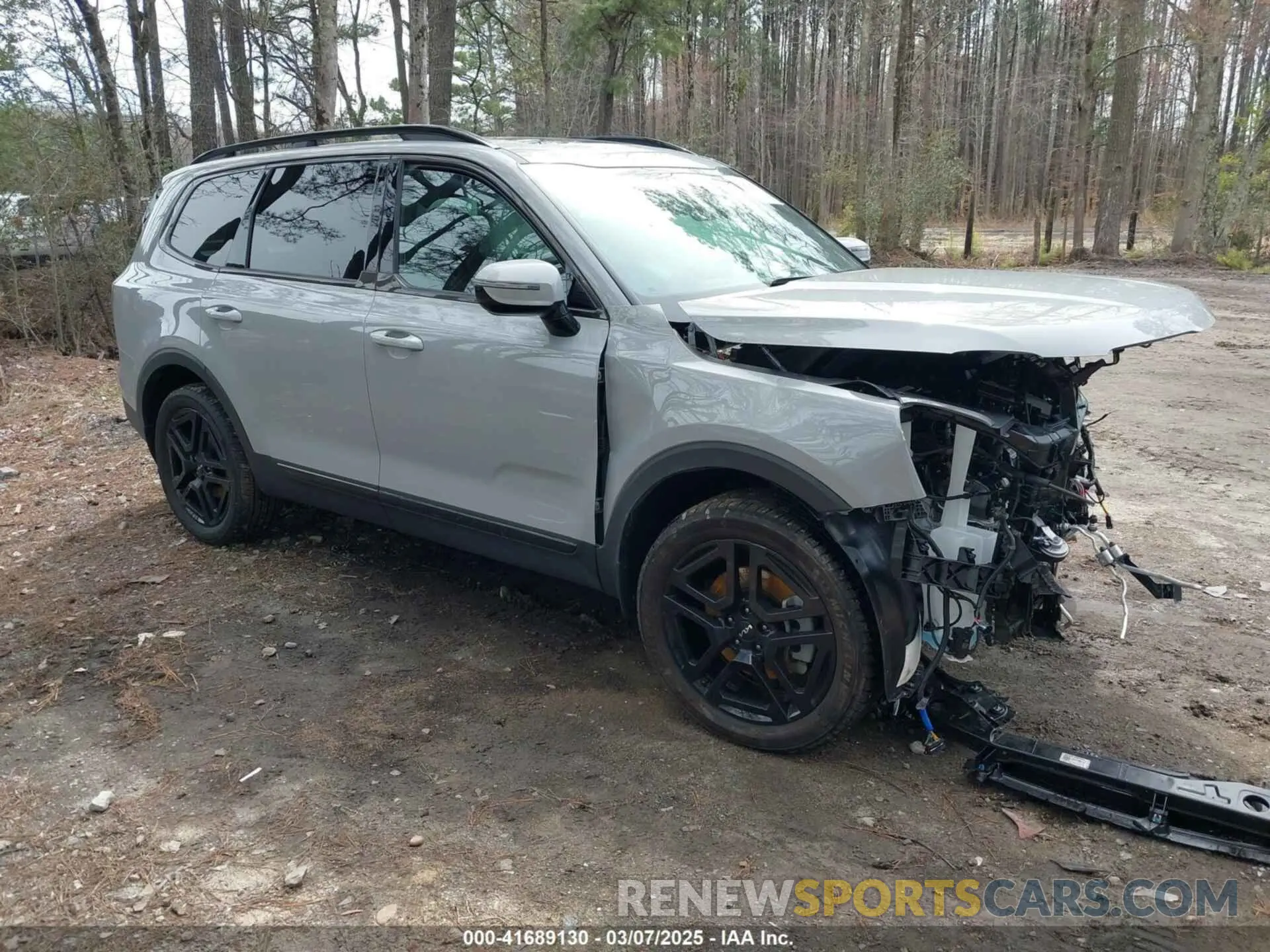 1 Photograph of a damaged car 5XYP5DGC5RG502887 KIA TELLURIDE 2024