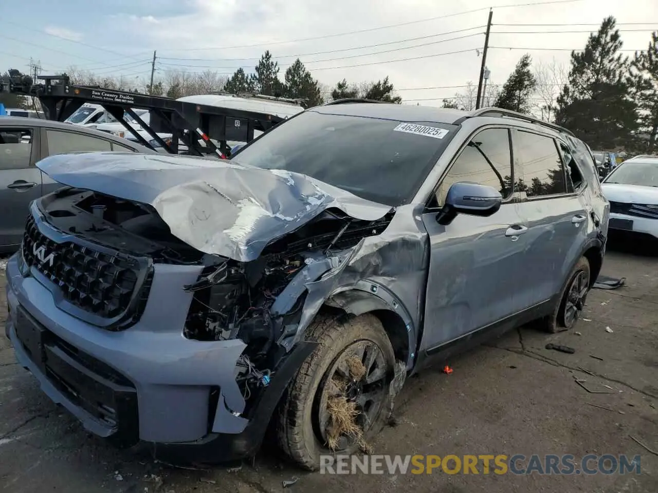1 Photograph of a damaged car 5XYP5DGCXRG525114 KIA TELLURIDE 2024