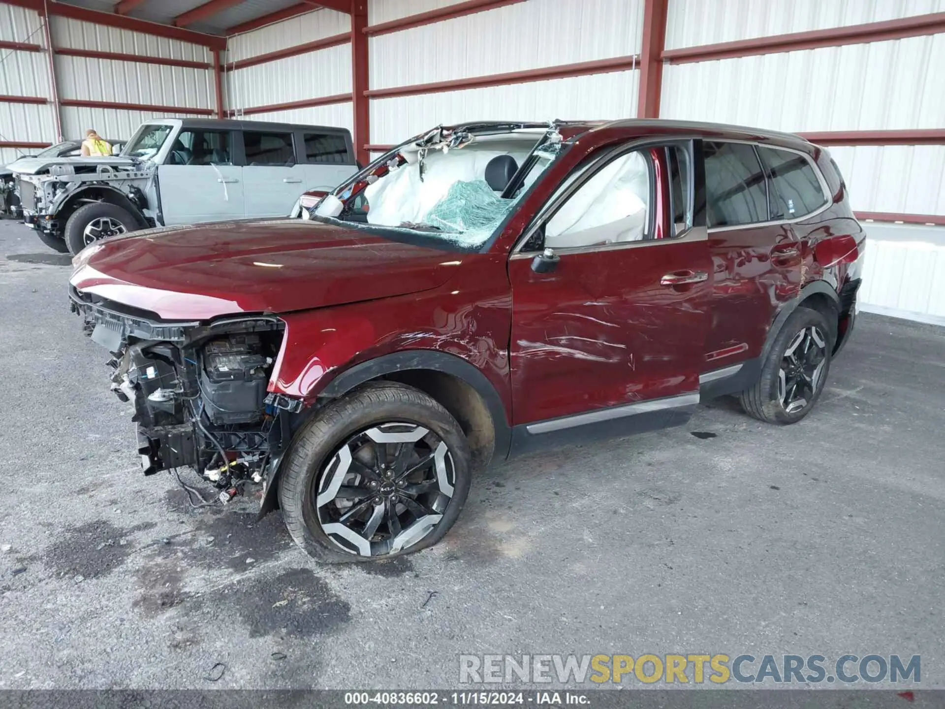 2 Photograph of a damaged car 5XYP6DGC5RG412510 KIA TELLURIDE 2024