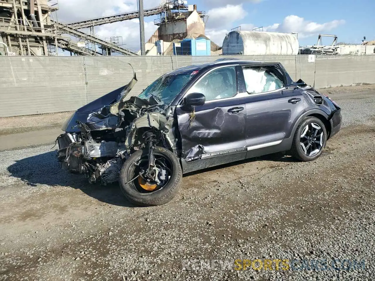 1 Photograph of a damaged car 5XYP34GC9SG576681 KIA TELLURIDE 2025