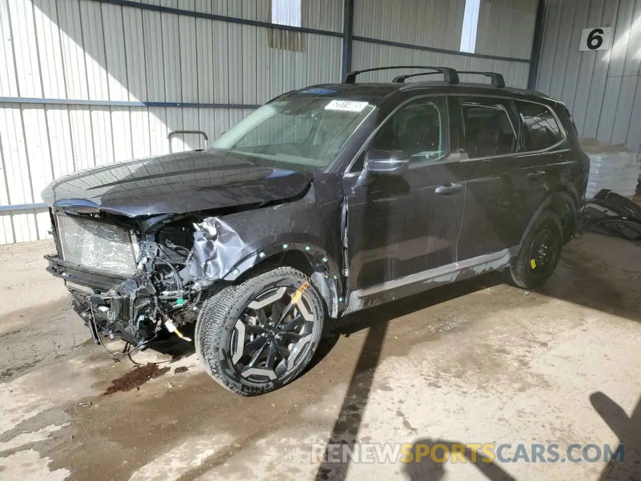 1 Photograph of a damaged car 5XYP6DGC0SG585566 KIA TELLURIDE 2025