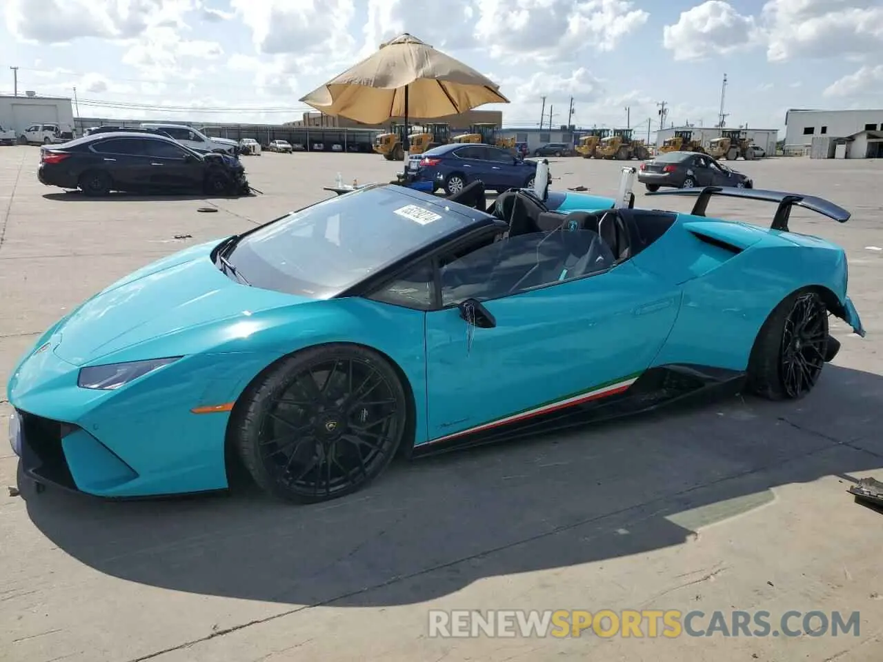 1 Photograph of a damaged car ZHWUS4ZF3KLA12102 LAMBORGHINI ALL MODELS 2019