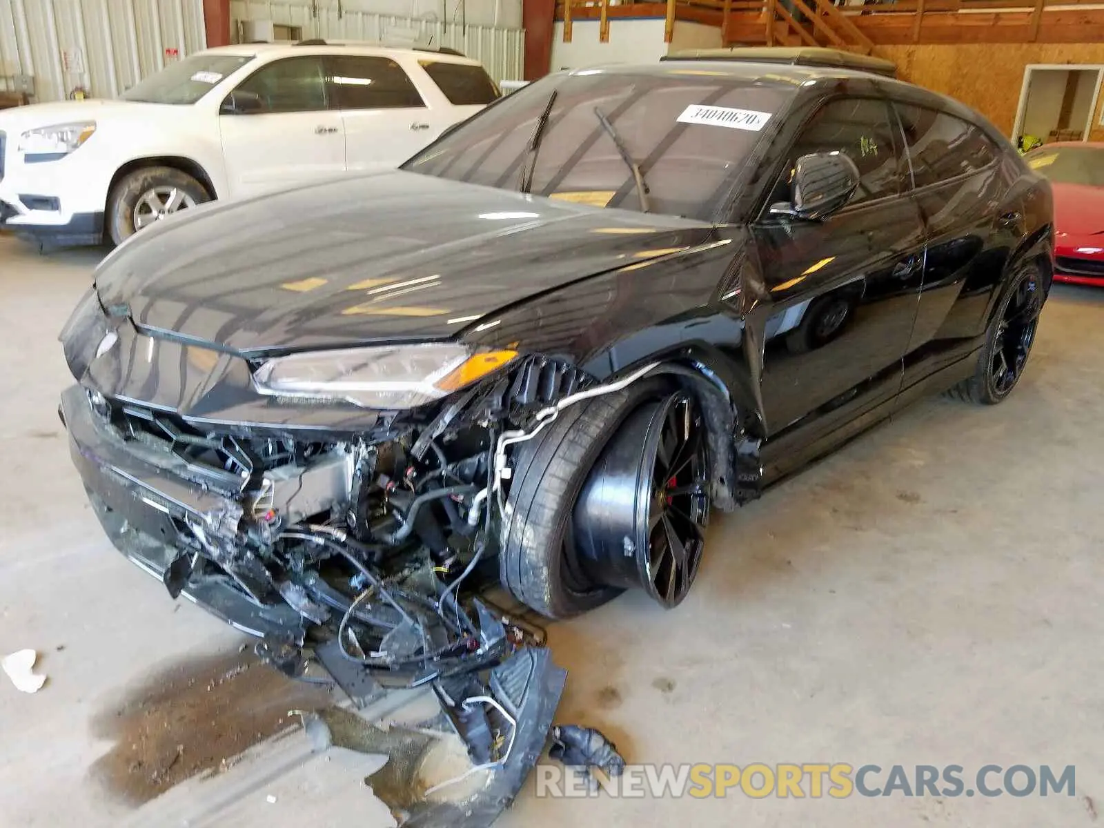 2 Photograph of a damaged car ZPBUA1ZL7KLA02341 LAMBORGHINI URUS 2019