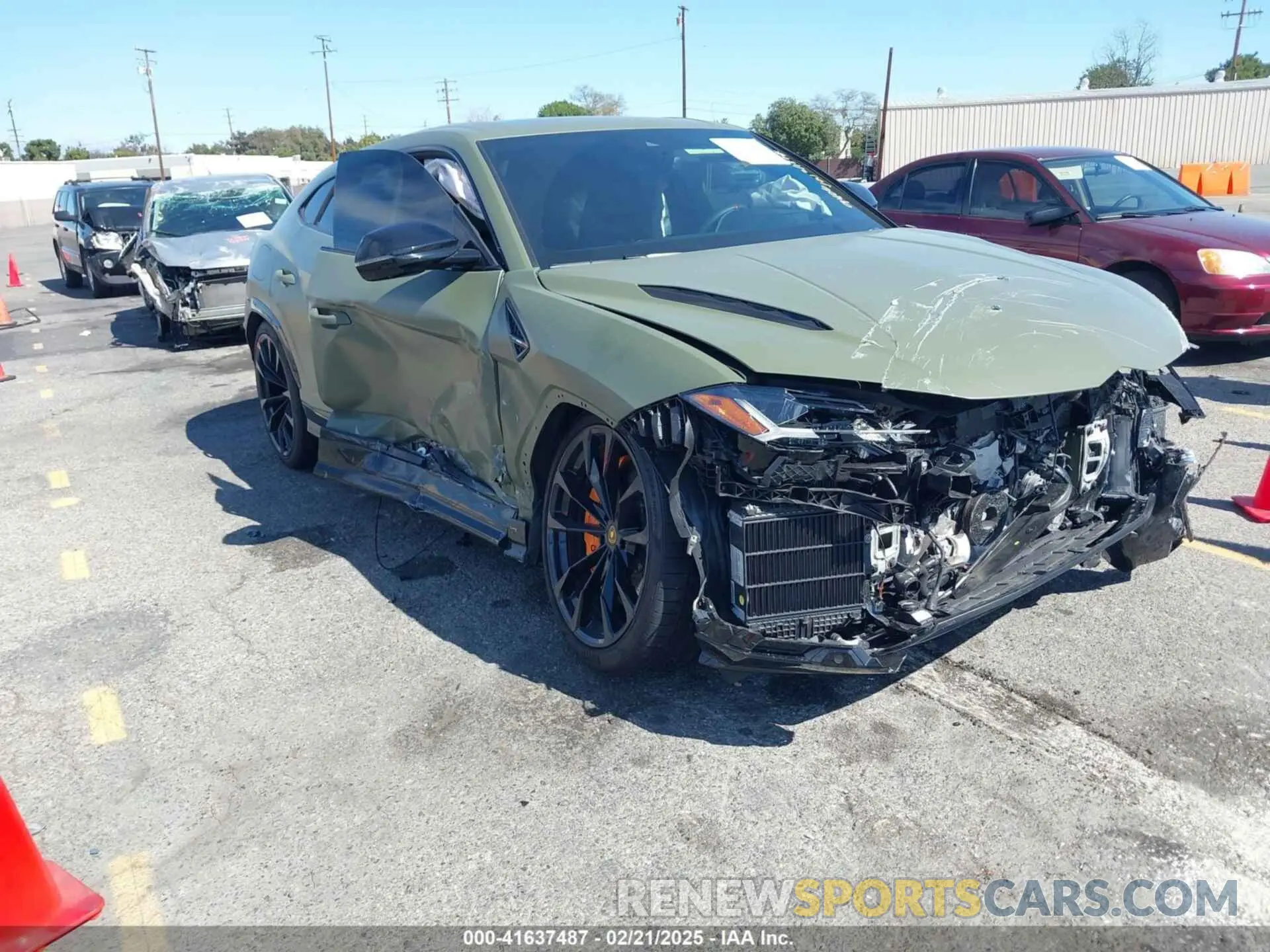 1 Photograph of a damaged car ZPBUB3ZL9RLA30855 LAMBORGHINI URUS 2024