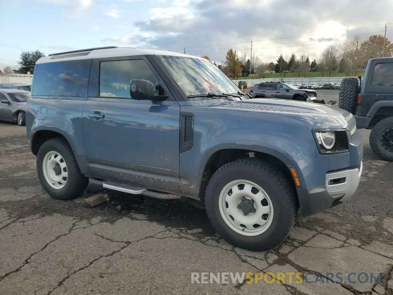 4 Фотография поврежденного автомобиля SALEJ6EX9P2219249 LAND ROVER ALL OTHER 2023