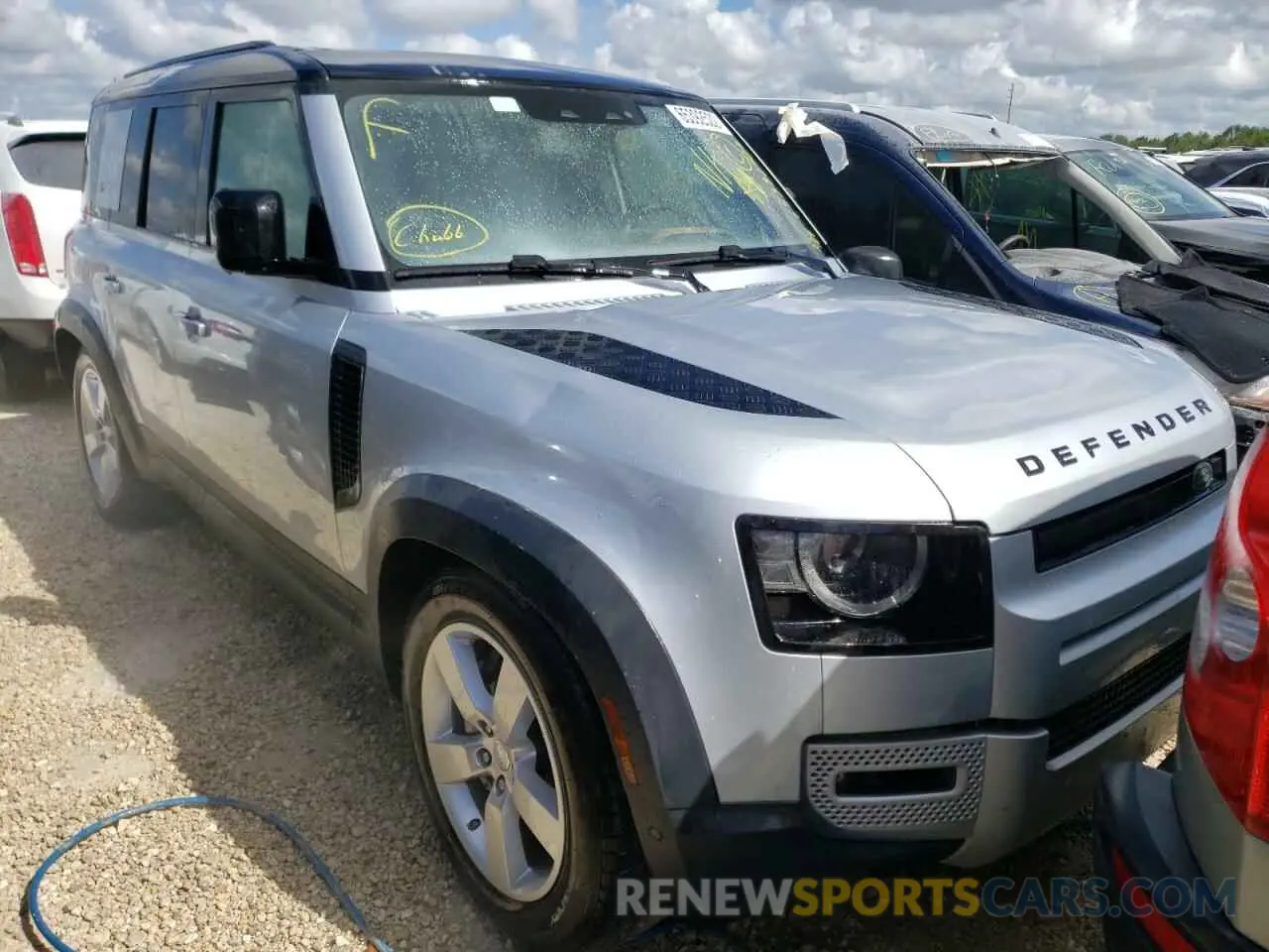 1 Фотография поврежденного автомобиля SALE17EU0L2010231 LAND ROVER DEFENDER 2020